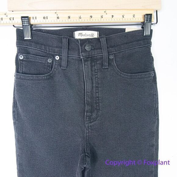 NEW Madewell Cali Demi-Boot Jeans‎ in Bayland Wash: Raw-Hem Edition, 24 - Picture 5 of 15